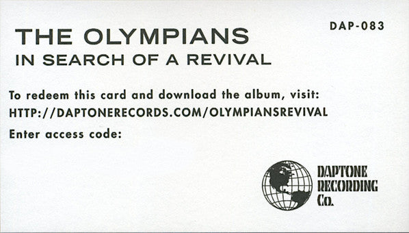 The Olympians - In Search Of A Revival