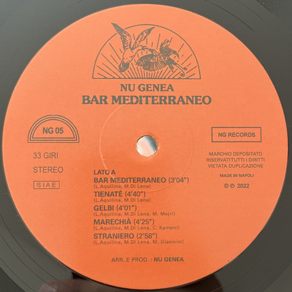 Nu Genea - Bar Mediterraneo