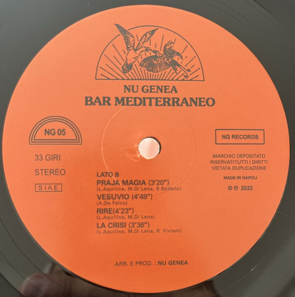 Nu Genea - Bar Mediterraneo
