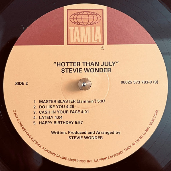 Stevie Wonder - Hotter Than July
