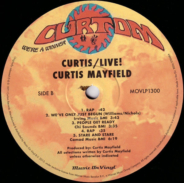 Curtis Mayfield - Curtis / Live!