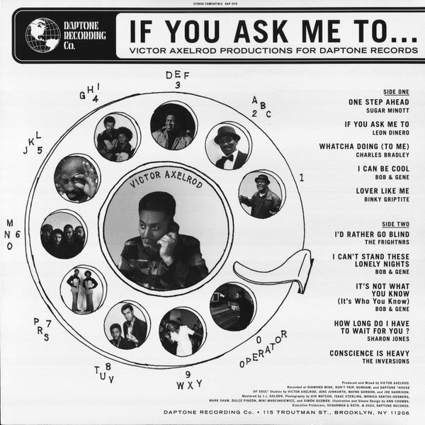 Victor Axelrod - If You Ask Me To... (Victor Axelrod Productions For Daptone Records)