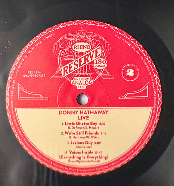 Donny Hathaway - Live