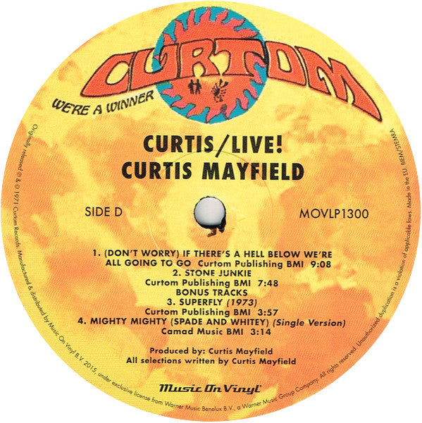 Curtis Mayfield - Curtis / Live!