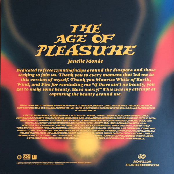 Janelle Monáe - The Age Of Pleasure