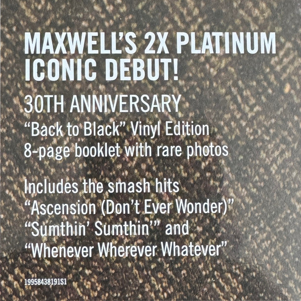 Maxwell - Maxwell's Urban Hang Suite