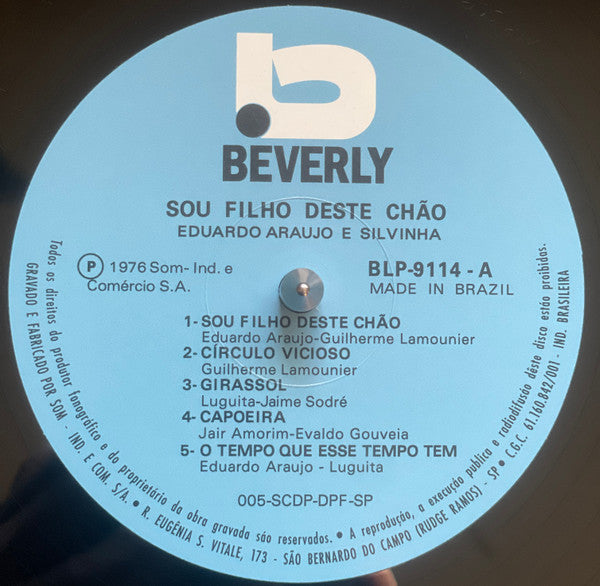 Eduardo Araujo, Silvinha Araújo - Sou Filho Dêsse Chão